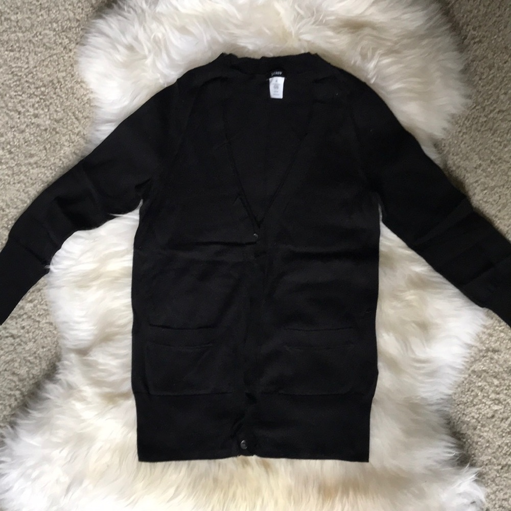 J Crew black cardigan
